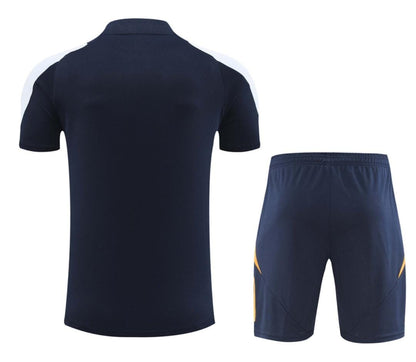 Ensemble Maillot + Short Real Madrid - Bleu Marine & Blanc