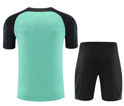 Ensemble Maillot + Short Chelsea - Vert Menthe & Noir