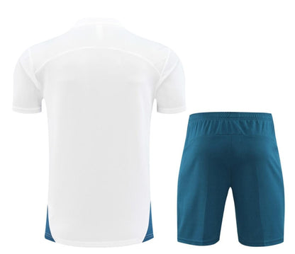 Ensemble Maillot + Short Olympique de Marseille - Blanc & Bleu