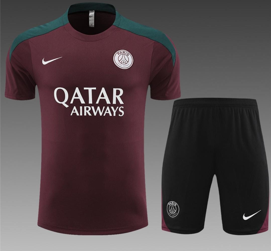 Ensemble Maillot + Short Paris Saint-Germain - Bordeaux & Noir