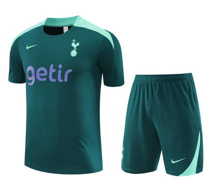 Ensemble Maillot + Short Tottenham Hotspur - Vert Foncé & Menthe