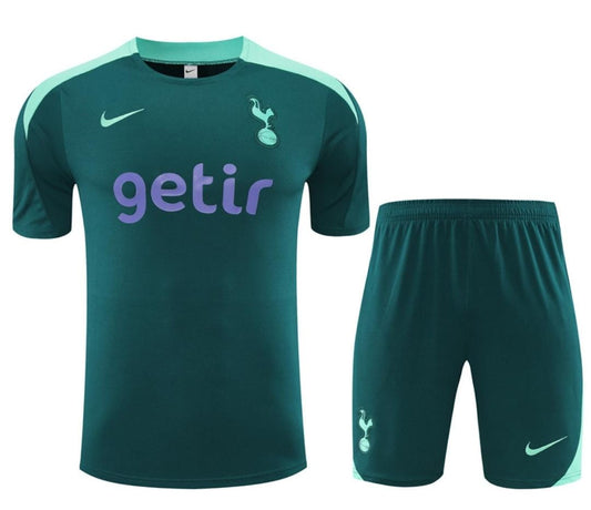 Ensemble Maillot + Short Tottenham Hotspur - Vert Foncé & Menthe